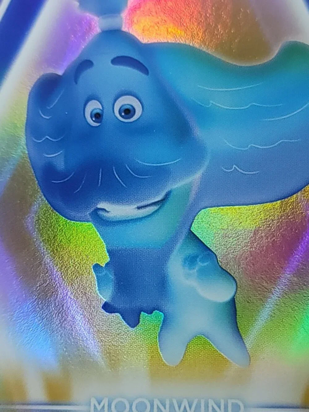 Moonwind Topps 2026 Disney Neon Gold Holo Parallel Limited 07/50 - Picture 3 of 4